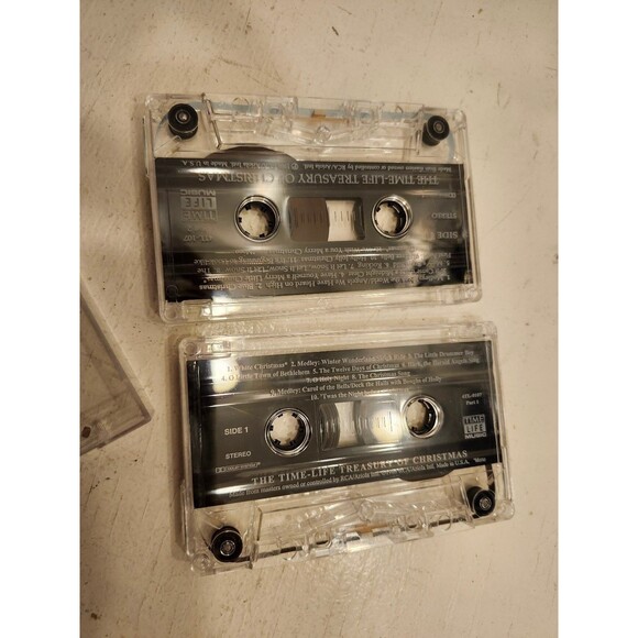 Time Life Treasury of Christmas Music Cassette 2 Tapes Sides 1-4 Tape Set 1986 - Picture 12 of 12
